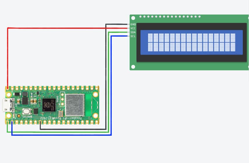 WiFi-connected Web Server with LCD Screen Control